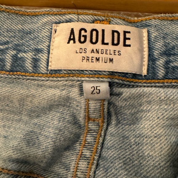 Agolde Jamie Light Wash Jeans - Picture 4 of 10